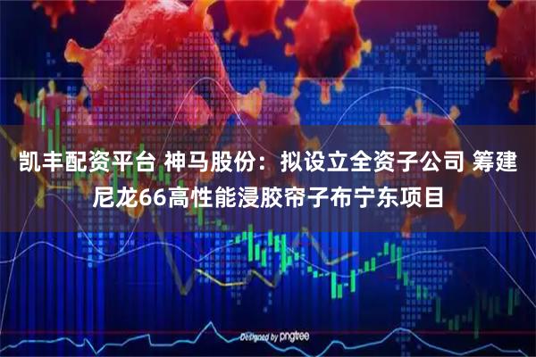 凯丰配资平台 神马股份：拟设立全资子公司 筹建尼龙66高性能浸胶帘子布宁东项目